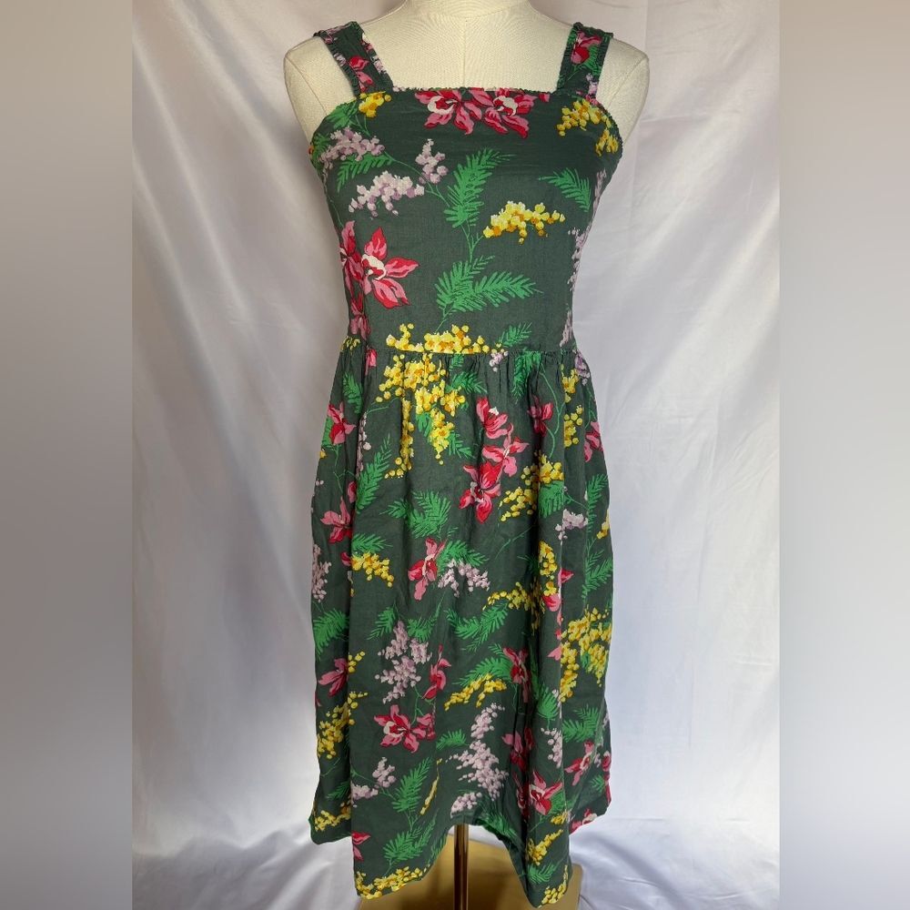 GAP Girls Floral Tank Dress Size 12 XL, 100% Cotton
